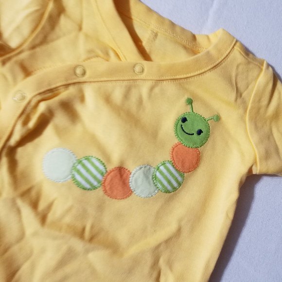 Gymboree Brand New Baby {Caterpillar} -0-3 month NWT Romper - Picture 3 of 3